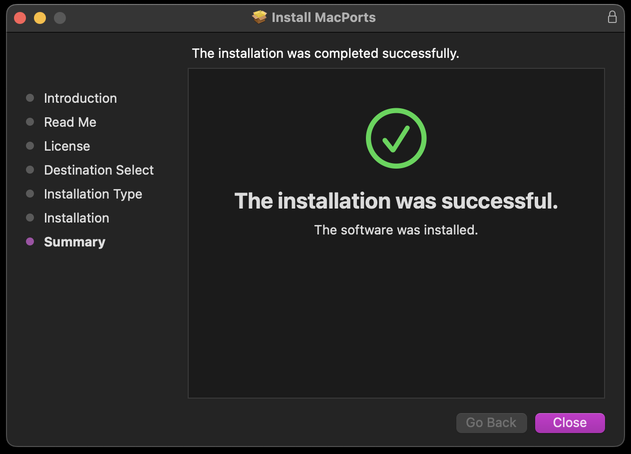 Set Up Your Package Manager (MacPorts)